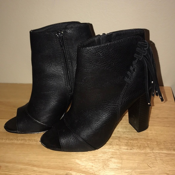 Express Shoes - Open toed bootie heels Express Shoes - Open toed bootie heels